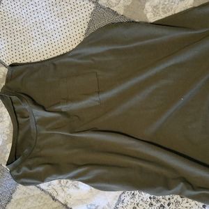 Women's, army green tank